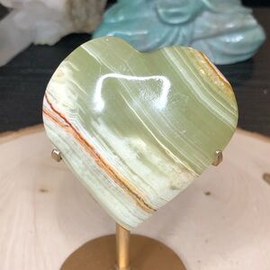Banded Onyx Heart